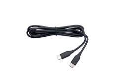 無線ヘッドセット用USB充電ケーブル（Jabra　Evolve2　USB　Cable　USB-C　to　USB-C　1.2m　Black）