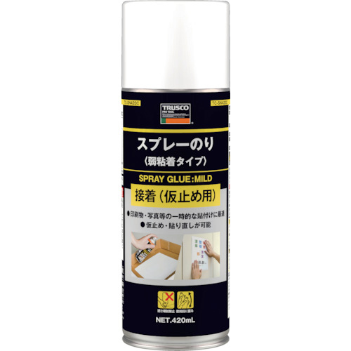 スプレ－のり　弱粘着タイプ　４２０ｍｌ