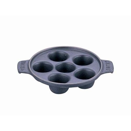 エスカルゴディッシュ　６穴　黒　４０５０９－５５０
