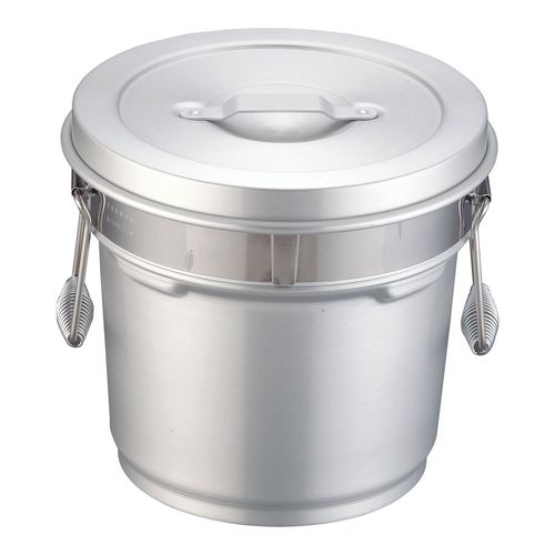 アルマイト段付二重食缶　２４６－Ｒ　（８ｌ）