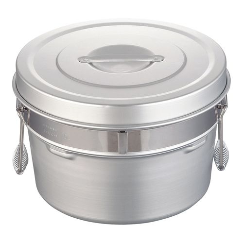 アルマイト段付二重食缶　２４７－Ｒ　（１０ｌ）