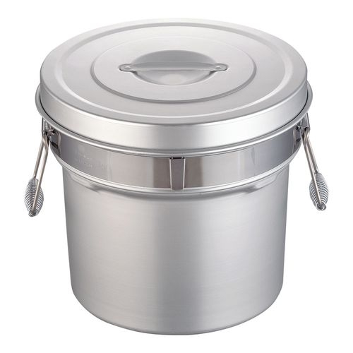 アルマイト段付二重食缶　２４９－Ｒ　（１４ｌ）