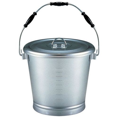 アルマイト　丸型一重食缶　２１６（１６ｌ）