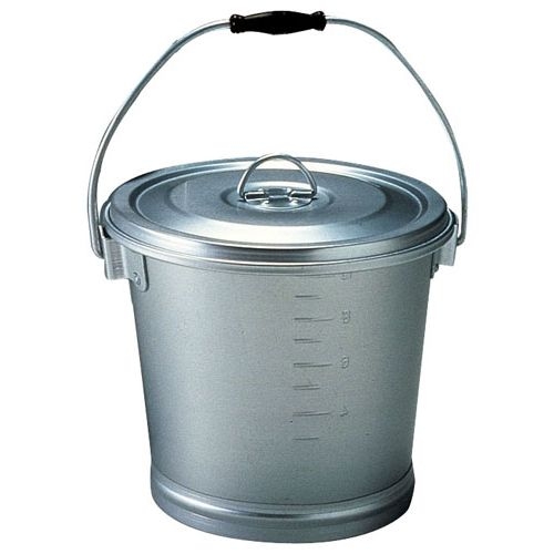 アルマイト　丸型一重食缶　２１４　（１２ｌ）