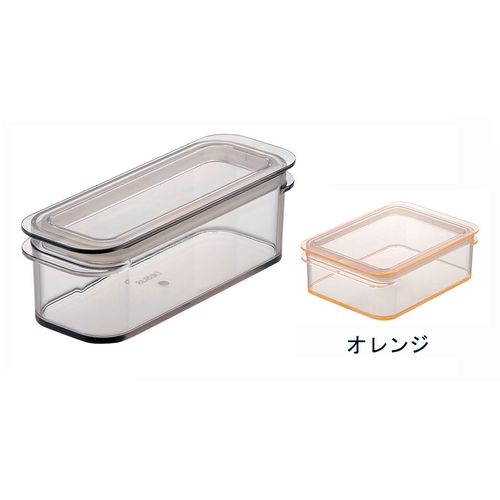 テンガ　保存容器　レクタングル　Ｐ－２　オレンジ