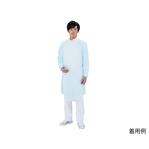 フジポリエプロン　袖付　Ｍ　７－６５５８－０１