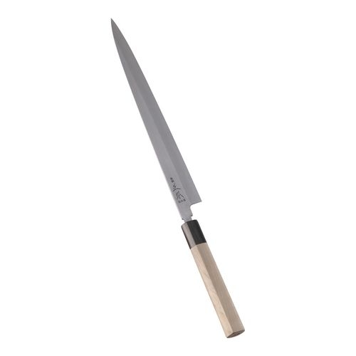 コバルト鋼　フグ引刺身包丁（片刃）　２７ｃｍ