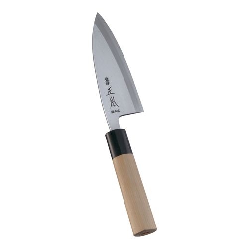 本霞・玉白鋼　出刃庖丁　１２ｃｍ