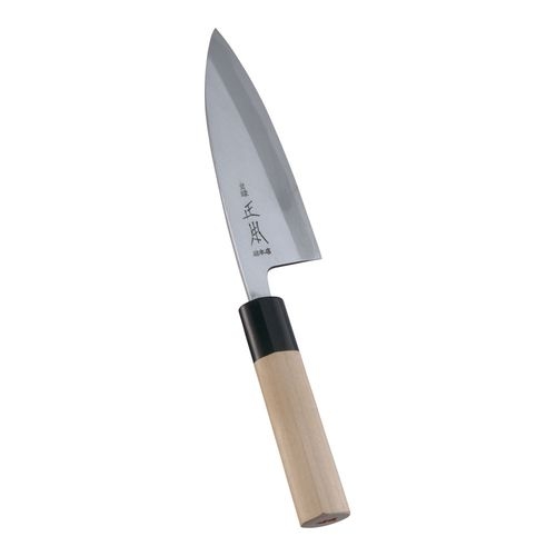 本霞・玉白鋼　出刃庖丁　１３．５ｃｍ