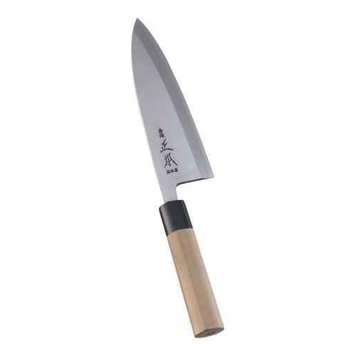 本霞・玉白鋼　出刃庖丁　１８ｃｍ