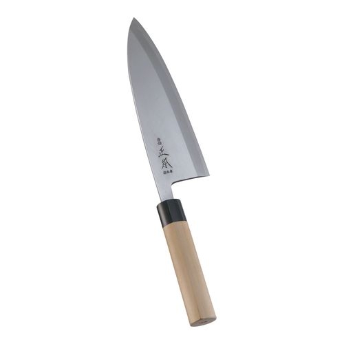 本霞・玉白鋼　出刃庖丁　２２．５ｃｍ