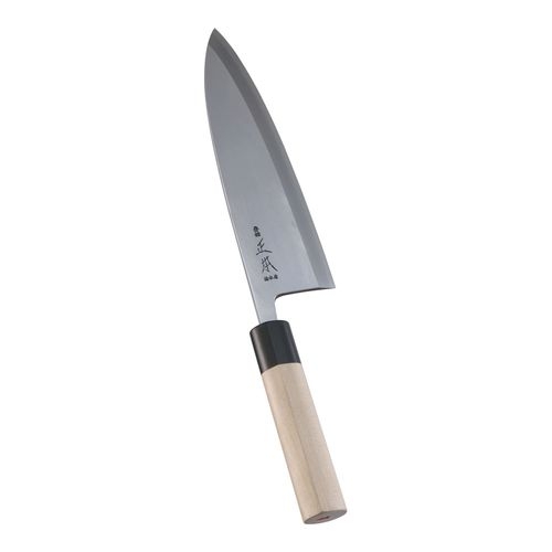 本霞・玉白鋼　出刃庖丁　２４ｃｍ