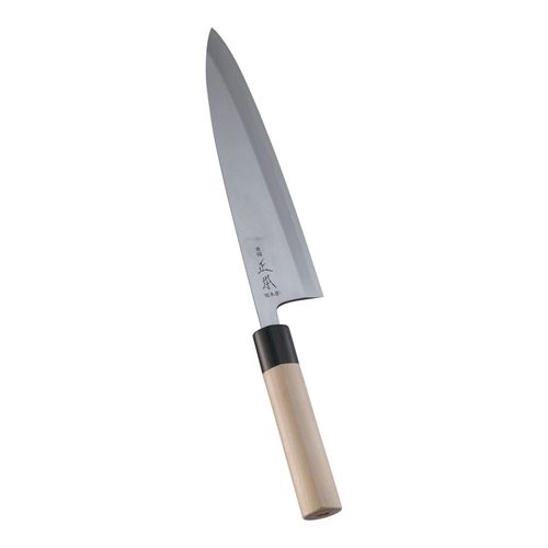 本霞・玉白鋼　相出刃庖丁　２４ｃｍ
