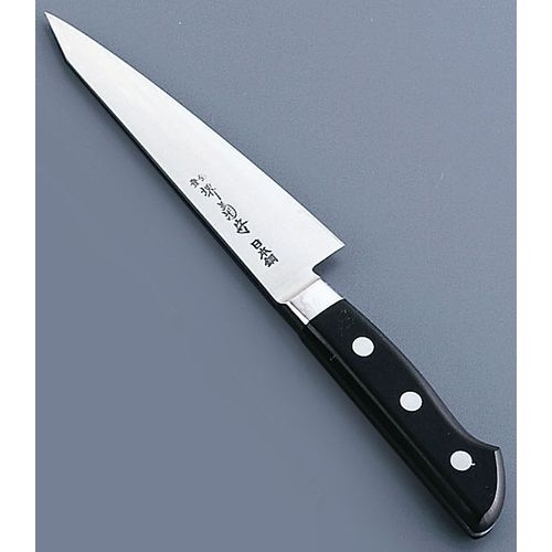堺菊守日本鋼（口金付）骨スキ　角　１５ｃｍ