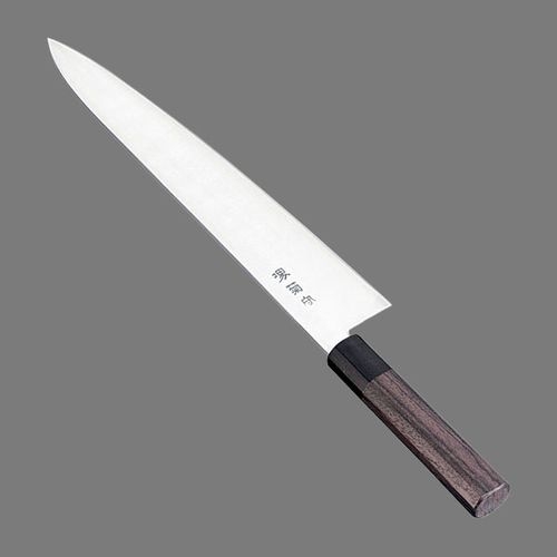 堺菊守　和式　牛刀（両刃）紫檀柄　３０ｃｍ