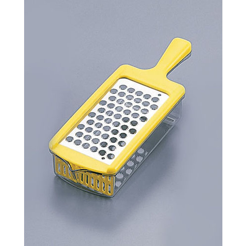 ステンレス製おろし器　おろしぼり　黄