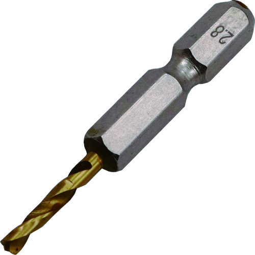 ミツトモ　２本組　六角軸ショートドリル　２．８ｍｍ