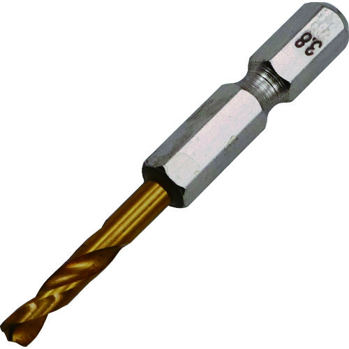 ミツトモ　２本組　六角軸ショートドリル　３．８ｍｍ