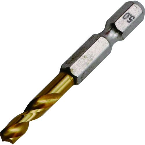 ミツトモ　２本組　六角軸ショートドリル　５．０ｍｍ