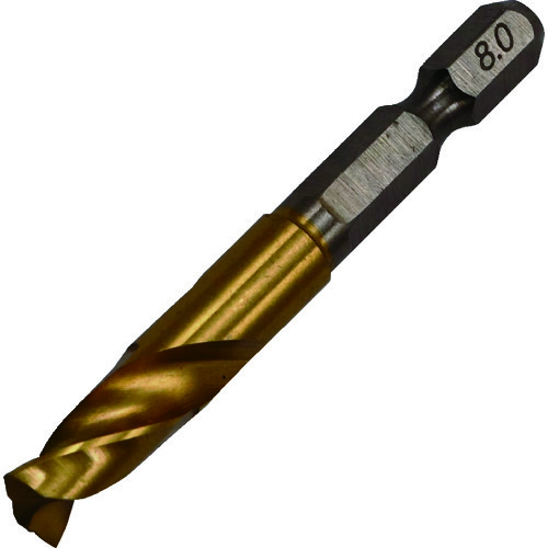 ミツトモ　六角軸ショートドリル　８．０ｍｍ