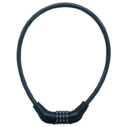 ４段フリーダイヤル錠６００ｍｍ（ワイヤータイプ）