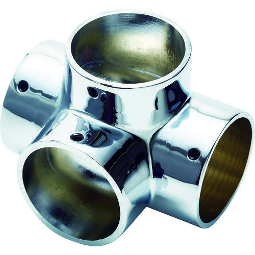 パイプ継手四方エルボ・３２ｍｍ（ネジ止め付）