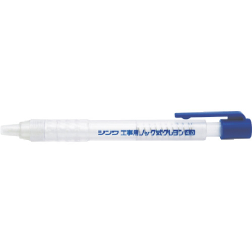 工事用　ノック式クレヨン　４．０ｍｍ白