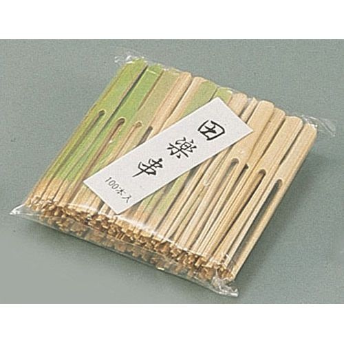 竹製田楽串（１００本入）　１４０ｍｍ