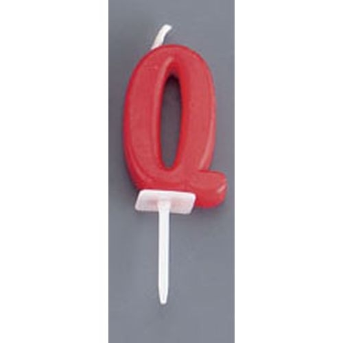 アルファベットキャンドル　パステル　Ｑ