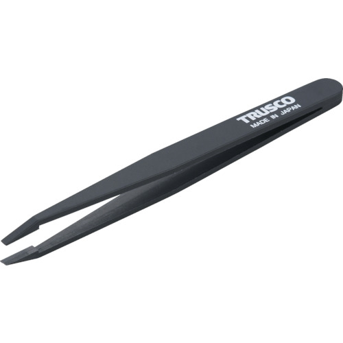 プラスチック製ピンセット１２０ｍｍ先平細型