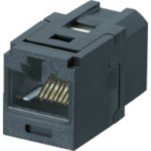 カテゴリ６ＪＪアダプタ（ＲＪ４５中継用ジャック）黒