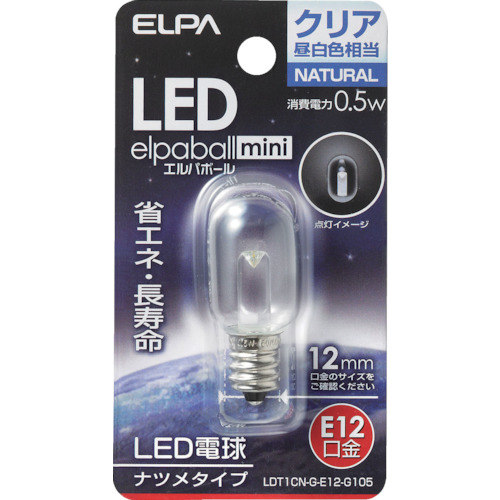 ＬＥＤナツメ形Ｅ１２　ＬＤＴ１ＣＮＧＥ１２Ｇ１０５