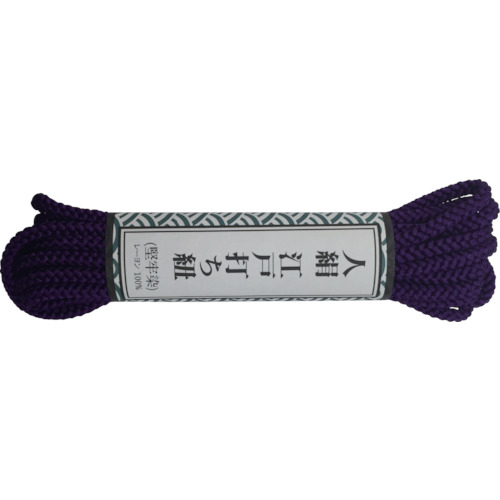 江戸打ち紐　中丸　約３ｍ　紫　ＡＲ１１１０