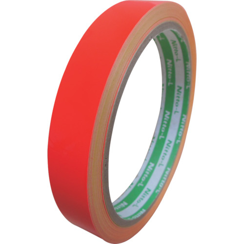 蛍光テープ　１５ｍｍ×５ｍ　レッド
