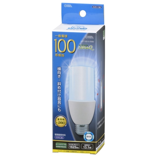 ＬＥＤ電球　Ｔ　Ｅ２６　１３Ｗ　昼光