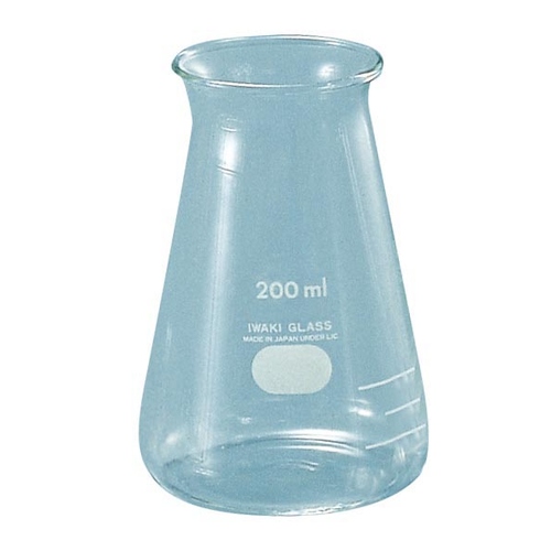 培養フラスコ　（ＩＷＡＫＩ）　２００ｍＬ　広口
