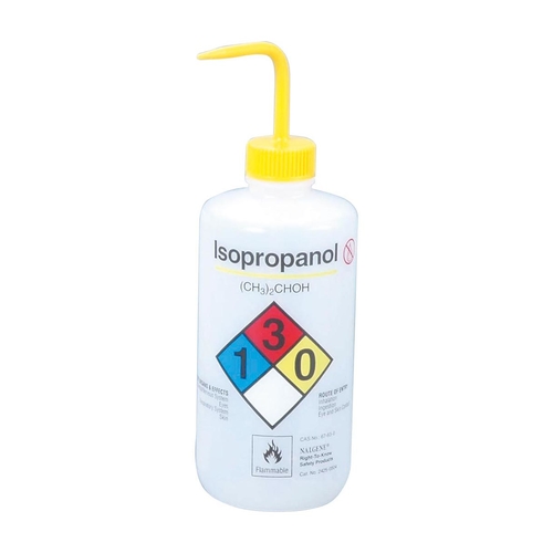 薬品識別洗浄瓶　イソプロパノール用　５００ｍＬ