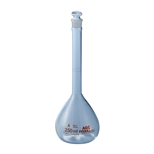 メスフラスコ（ＩＷＡＫＩ）　２５０ｍｌ