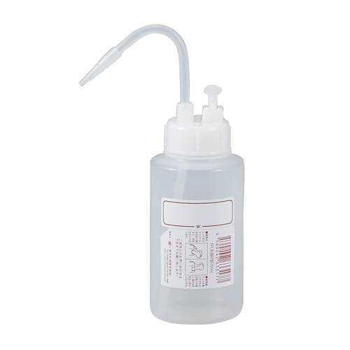 ポリ洗浄瓶　Ｂ型　コック付　２５０ｍＬ