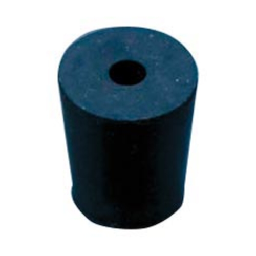 穴あきゴム栓（黒色）　Ｎｏ．２　５ｍｍφ×１穴