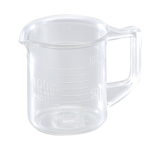 取手付ＴＰＸビーカー　１００ｍｌ