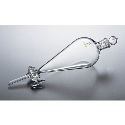 スキーブ型分液ロート（普通摺合）　３００ｍＬ