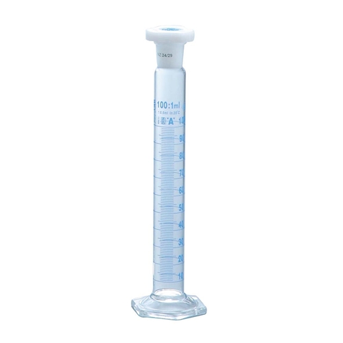 有栓メスシリンダー（ＩＳＯＬＡＢ）　１００ｍＬ