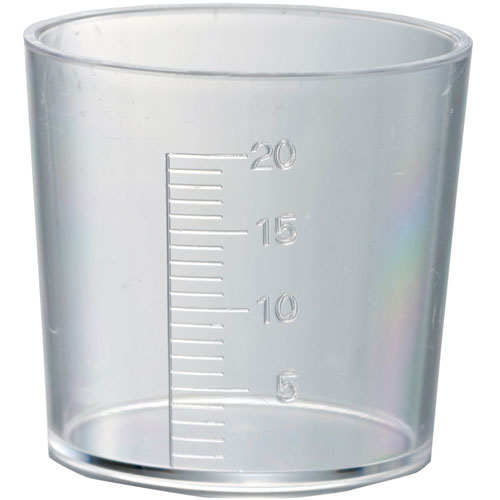 薬杯（スチロール製）　２０ｃｃ