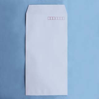 長3 スミ貼 ECホワイト 80 〒枠入