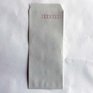 長4 中貼 ECグレイ 80 スラット 〒枠入