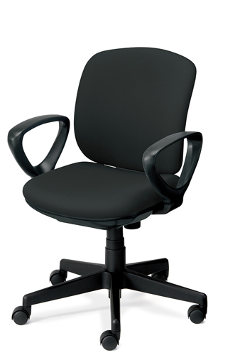 事務イス プリセア KB-K56SL BK