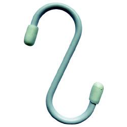 スチールＳフック　７５ｍｍ　白