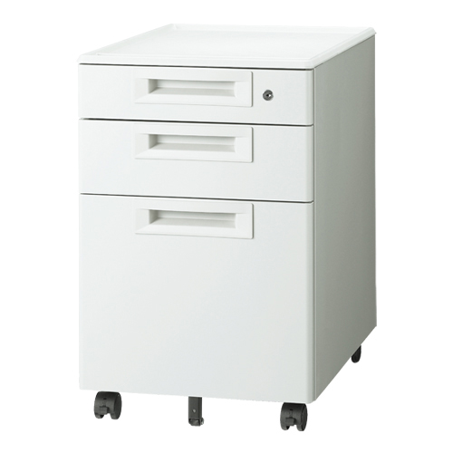 キャビネット3段RJ-046SC-B3 ホワイト