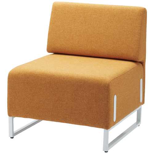 応接チェア LDP-W OR 背付 オレンジ